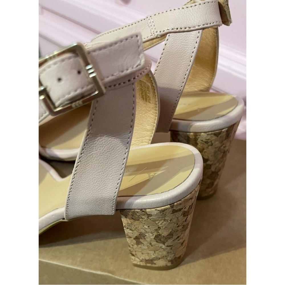Anthropologie Elizabeth Cork Heeled Sandals NWT SZ 8 - Picture 4 of 10